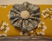 StinkNCute Diaper Wipe Case - Yellow Floral Print