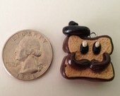 French Toast Charm (Handmade, Polymer Clay)
