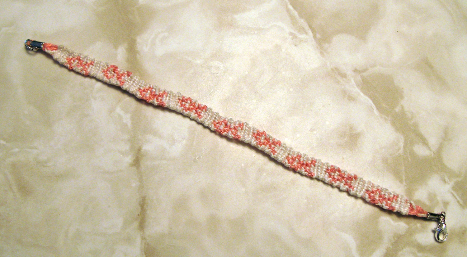 Breast Cancer, Awareness, Friendship Bracelet,  Pink and White, Gift for Her, Cancer, Support, Gift, Affordable, Cause