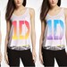 One Direction Logo Tank Customized
