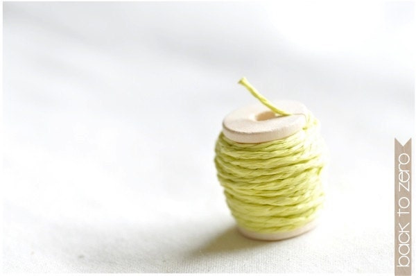 Paper Twine - Yellow Green