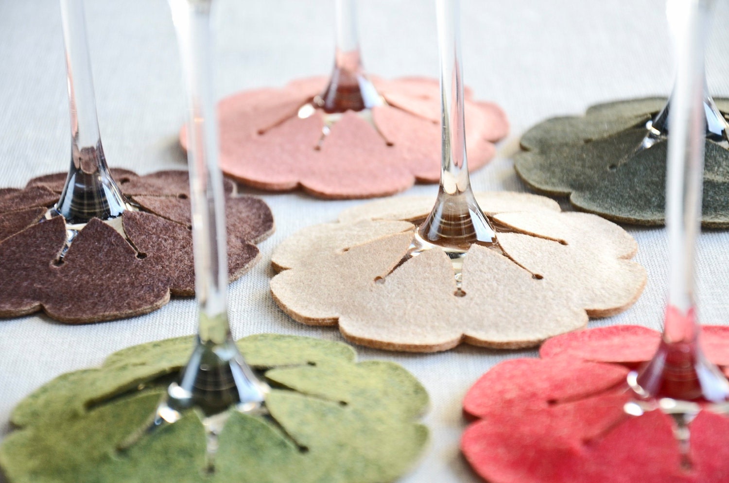 40% Off Stemware Coasters Tags - Hibiscus Belle