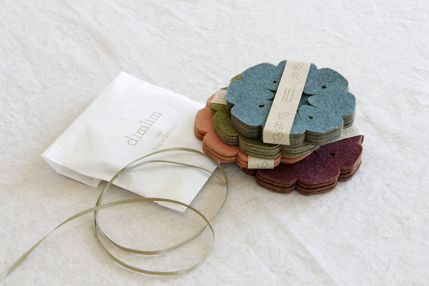 Stemware Coasters Wine Tags set of 6 Large Size