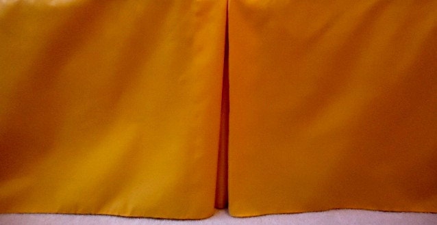 Orange Crib Skirt 54