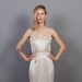 SALE Luxurious Oscar Wedding gown, Golden evening dress, prom dress