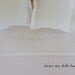 Classic Italian linen double bedding set, Dollhouse Miniature, 1:12 Scale Dolls House