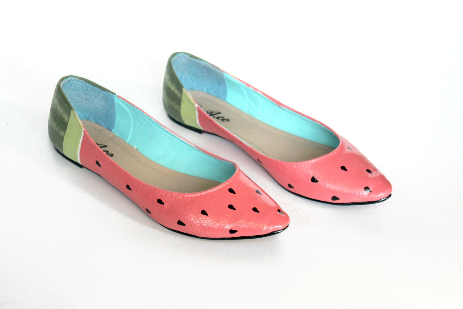 Watermelon Ballet Flats