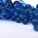 4mm x 5mm Aqua Capri Blue Czech Glass Tear Drop Fringe Beads, 10 Beads