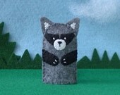 Raccoon Finger Puppet