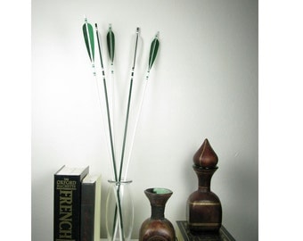 As Seen at West Elm  Forest Woodland Arrows Home Decor Hunter Green Holiday Green Holly