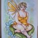 Fairy, BBW, Fantasy Art, Fairy illustration, Original art, hand drawn card, blank note card, girl card, friendship card