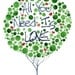 Watercolour Tree All You Need Is Love Print Romantic Wall Art Inspirational Decor