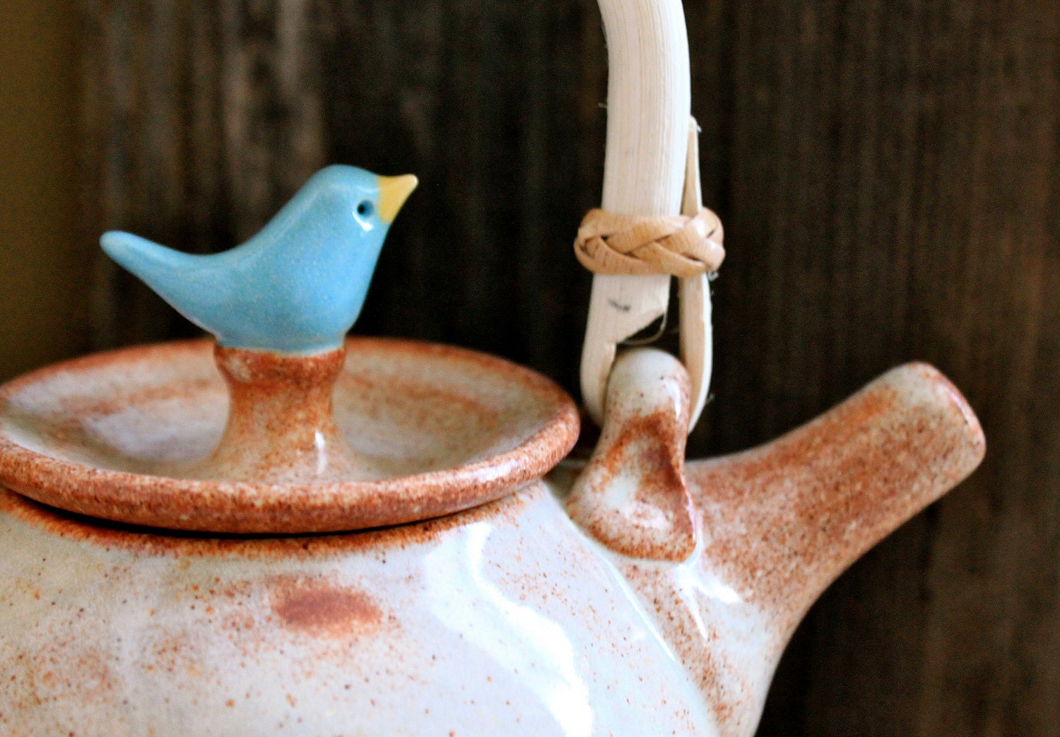 Custom-Made Birdie Teapot - 4 to 6 Weeks for Delivery