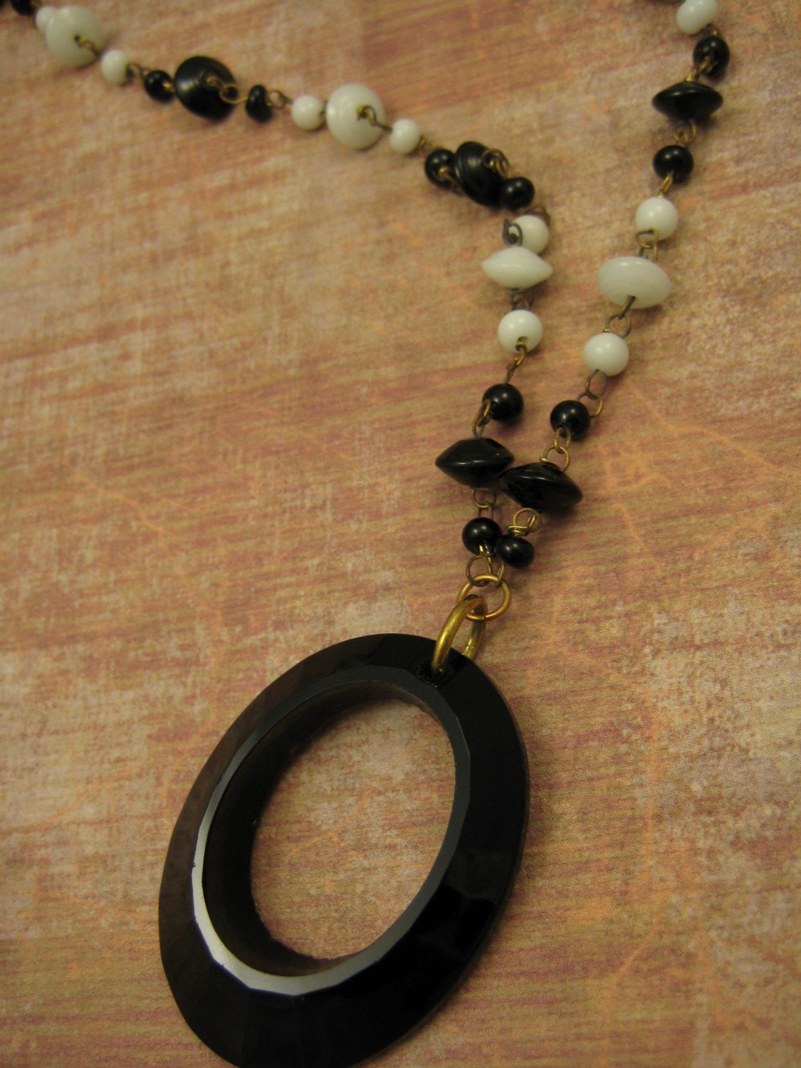 Vintage glass necklace