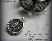 Hope Sustains - Victorian Whimsy Wax Seal Necklace
