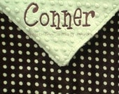Personalized Toddler Blanket ,  Minky Baby Blanket - Design Your Own - 36x40