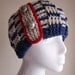 Crochet Hat Nautical Pirate Beanie with Skull Buttons