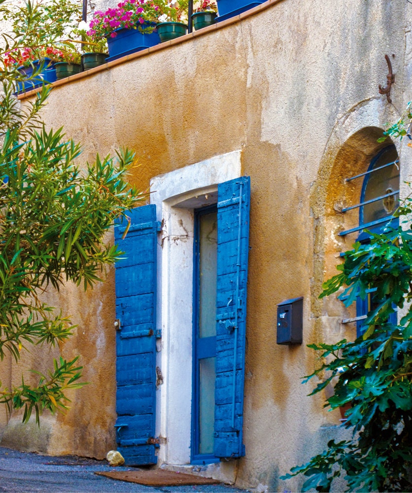 Blue Shutters in Provence 8X10