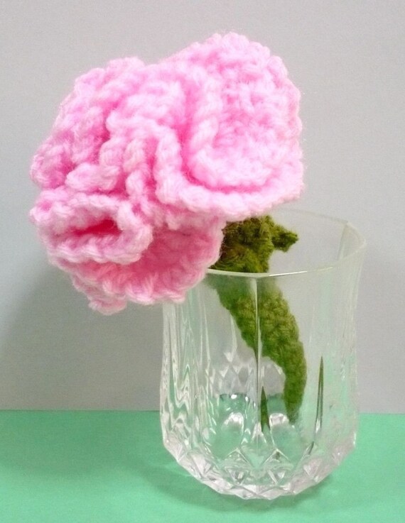 Flower Crochet Pattern Carnation Flower Crochet by melbangel