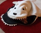 Dog Bed Blanket - Phillip The Polar Bear - PetCosy - Silly Pet Sleeping Bag -- As Seen In CITYDOG MAGAZINE