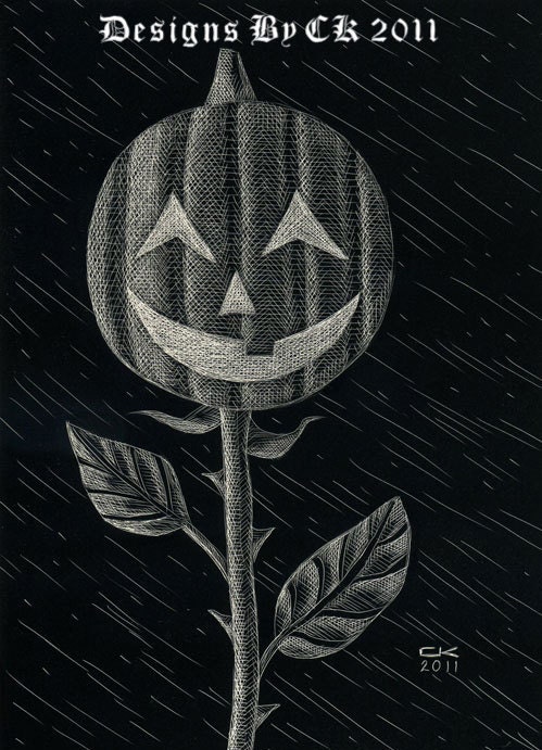 Halloween Pumpkin Rose - SFA