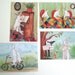 Art Postcards - Busy Rabbits - Set of Eight
