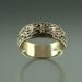 The PRINCE CHARMING 14K gold mens wedding band
