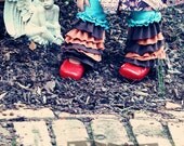 PDF "Rings-of-Ruffles" PANTS now in 2 lengths Sewing E-Pattern and Detailed Tutorial...sizes 6months-10 years