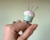 Pincushion Ring - Vanilla Mint