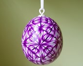 Egg Ornament - Magenta