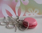 Pink Macaron Necklace