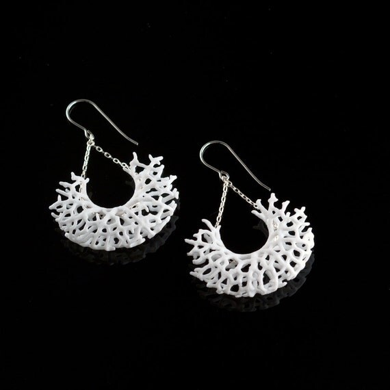 Vessel Earrings (white)