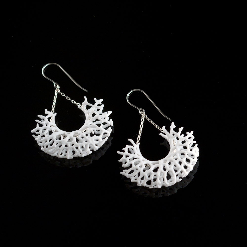 Vessel Earrings (white)