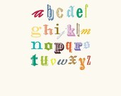 ABC Alphabet Print  8x10