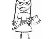 T - Little Axe Girl - Cause we all have an angry little girl inside... sometimes with pigtails and an axe.