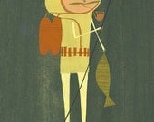 Alfred. Limited edition print by Matte Stephens.