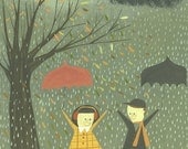 Late Fall.  Limited edition 8.5 x 11 print by Matte Stephens.
