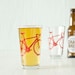 4 bicycle pint or rocks glasses, screen printed bike glassware