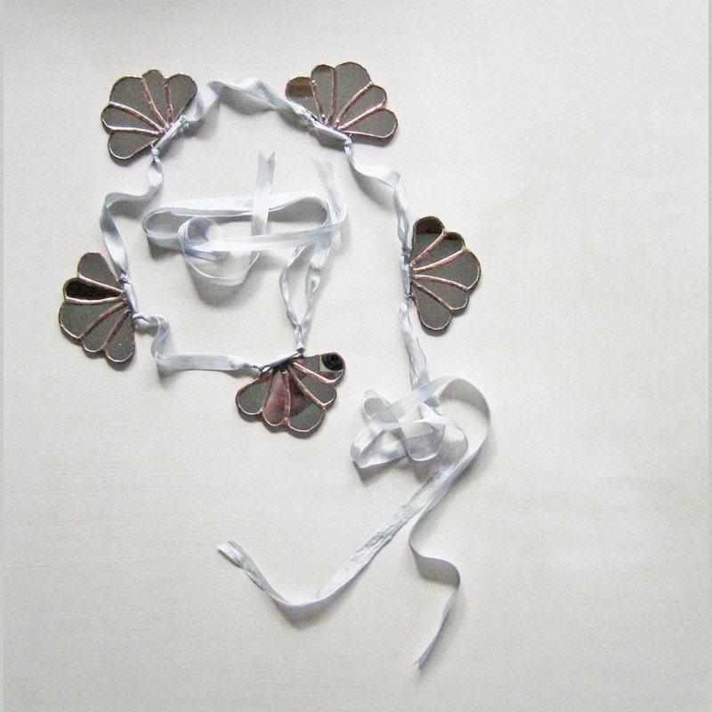 The French Deco Garland in mirrored glass - MADE TO ORDER