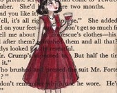 London, 1950 - Mathilda Samples The Latest From Daddy's Vineyard - 5 x 7 print