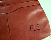 Leather clutch purse Gal's - 1980's