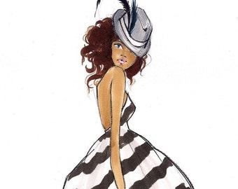 Mystie-Fashion Ilustration-Print