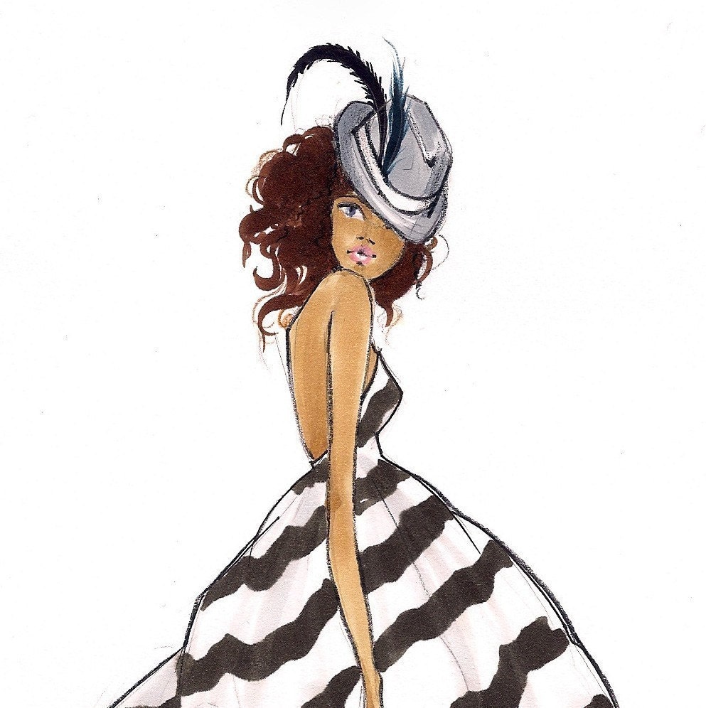 Mystie-Fashion Ilustration-Print