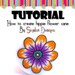 PDF Tutorial- How to create Hippie flower polymer clay cane Step by step