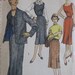 Simplicity 1721, 1950s dress, skirt, and jacket