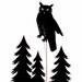 Owl Treescape Shadow Puppet Set
