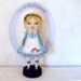 Alice in Wonderland Folk Art Doll Sculpture-- Hand Painted Original-- Made to order within a week