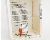 First Wedding Anniversary Music Paper Bird I carry your heart with me