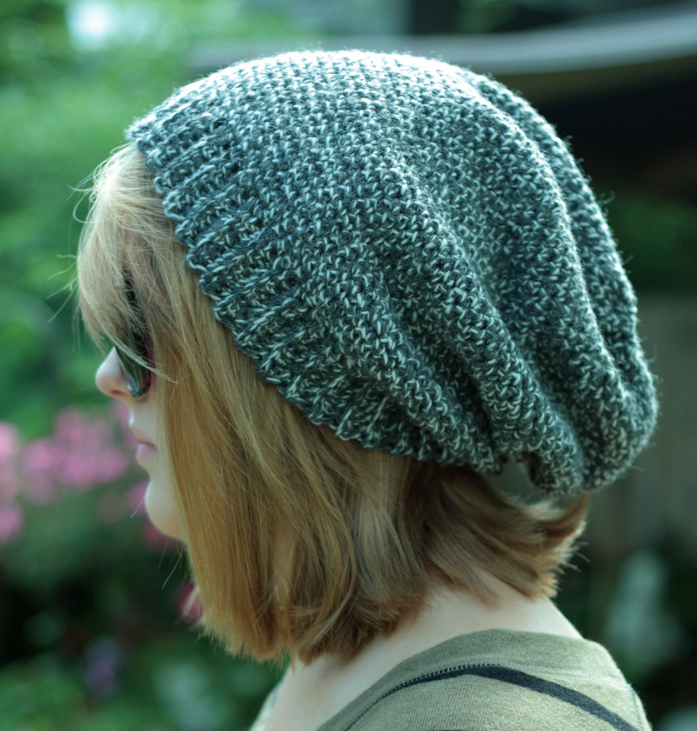 Pattern Directions for Making a Crochet Slouchy Beanie like the Movie Stars PDF