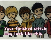 SHINee fan art cross stitch PATTERN